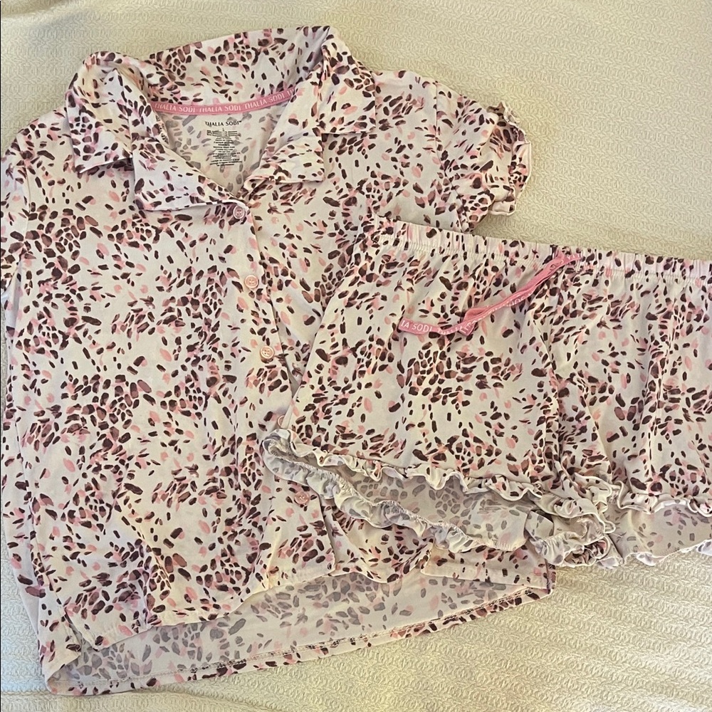 Pink & Cream Pajama Set